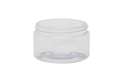 4 oz JAR CLEAR 13 GR Wide Mouth Cosmetic PVC 70-400 s4oz